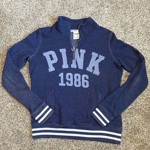 PINK Victoria Secret 1/4 Zip Sweatshirt
